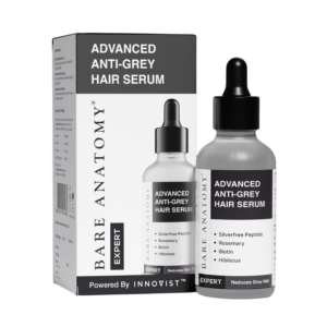 Bare Anatomy Advanced Anti-Grey Serum , Reduces Hair & Beard Greying, Non-Sticky, Odorless