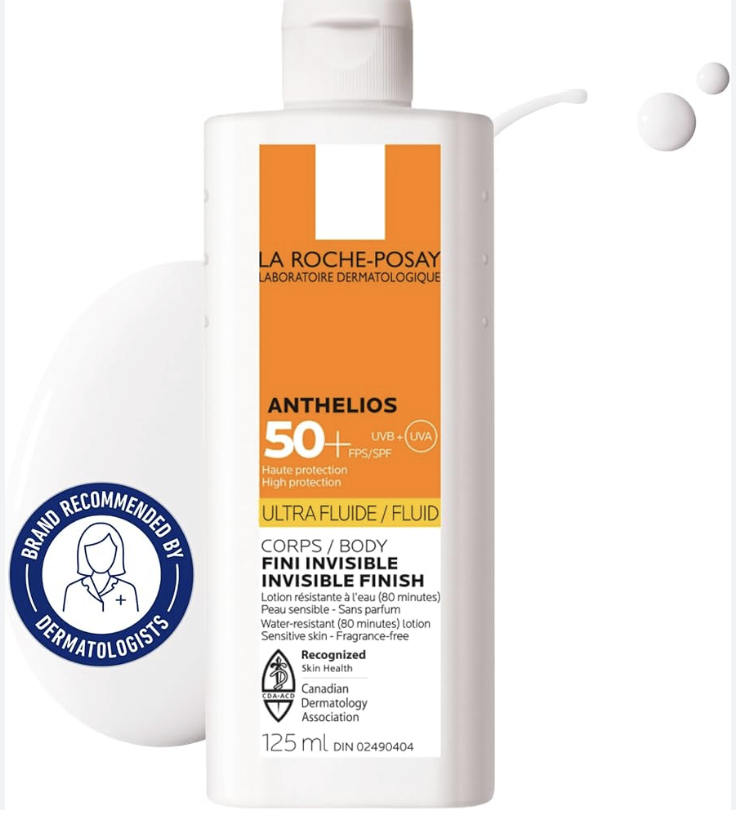 La Roche-Posay Anthelios Face Sunscreen & BUNDLE, Broad Spectrum UVA-UVB Sun Protection for all Skin Types, Lightweight, Non-Greasy Texture, Non-Comedogenic, Water Resistant, Fragrance Free
