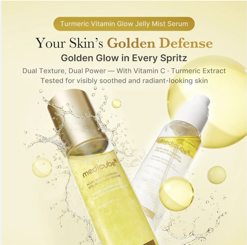 Medicube Kojic Acid Turmeric Vita Jelly Mist Serum 100ml