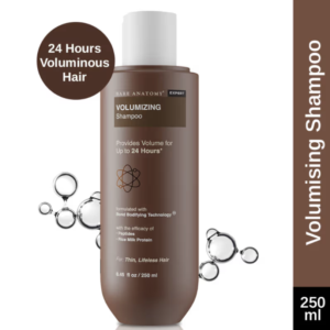 Bare Anatomy Volumizing Shampoo | Volume For Upto 24 Hrs | Strong & Bouncy Hair | Volume Shampoo for Thin Hair | Paraben & Sulphate Free | Women & Men 250ml