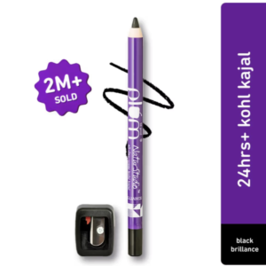 Plum Natur Studio All-Day-Wear Kohl Kajal - Black Brilliance With Free Sharpener