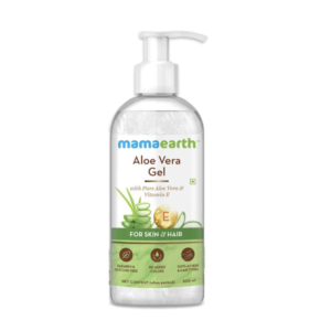 Mamaearth Aloe Vera Gel For Face with Pure Aloe Vera & Vitamin E for Skin and Hair – 300ml