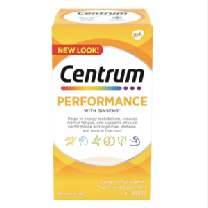 Centrum Performance Tablets Multivitamin & Mineral Supplements, 21 essential nutrients, including vitamin C, D, and Iron- 75 tablets