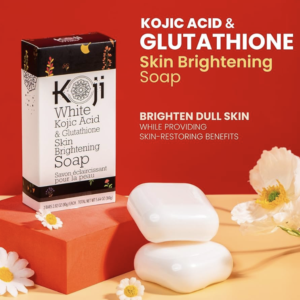 Koji White Kojic Acid & Glutathione Skin Brightening Soap [80g x 2]