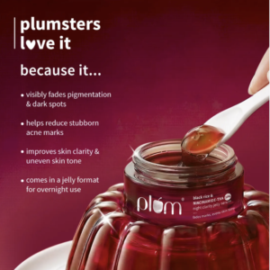 Plum Black Rice & Niacinamide-TXA 10% Night Clarity Jelly Serum | 25 gm