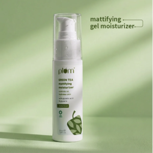 Plum Green Tea Mattifying Moisturizer With Glycolic Acid & Glycerin For matte finish controls oil,hydrates skin (50ml)
