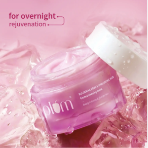 Plum Bulgarian Rose & Hyaluronic Acid Frosted Sleeping Mask (50g)