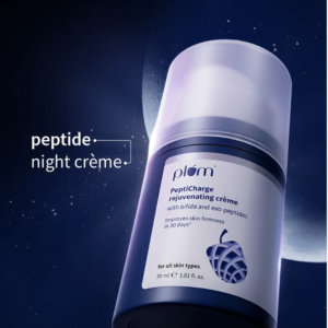 Plum PeptiCharge Rejuvenating Night Crème with Multi-Peptides, Exosomes & Bifida Ferment 30ml