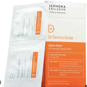 Dr Dennis Gross Skincare Alpha Beta Universal Daily Peel 3-Applications 2.2ml