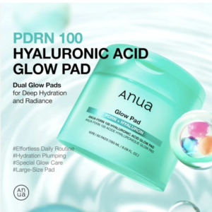 ANUA GLOW PAD PDRN 100 HYALURONIC ACID PADS FOR FACE Glow Pad PDRN 100 Hyaluronic Acid Pads