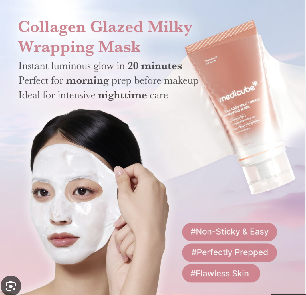 Medicube Collagen Milk Toning Wrapping Mask 75ml