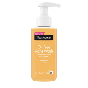 Neutrogena Oil-Free Acne Face Wash, Salicylic Acid Facial Cleanser & Acne Treatment