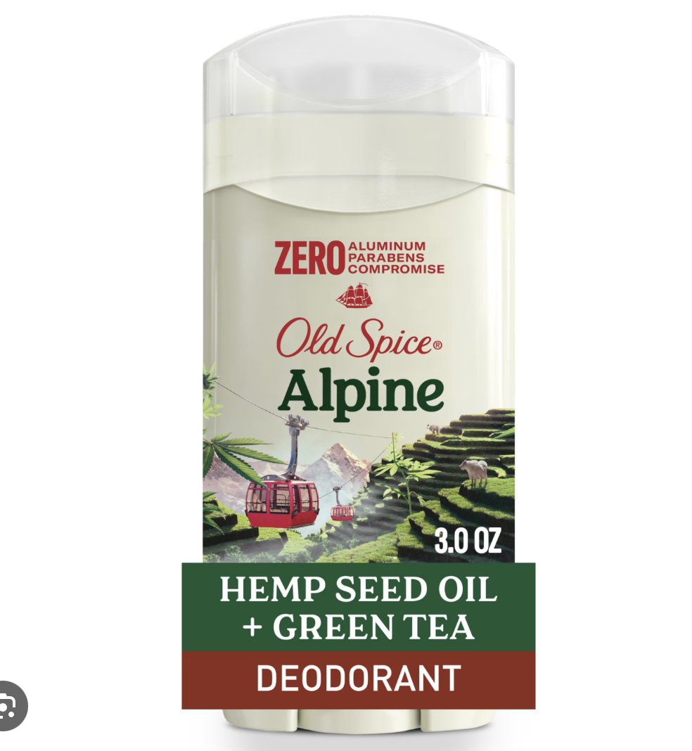 Old Spice Men'S Deodorant Aluminum-Free alphine
