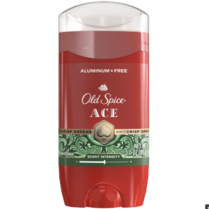Old Spice Aluminum Free Deodorant for Men, 24/7 Odor Protection, 24/7 Signature Scent & Lasting Freshness, Goes on Clean, Ace with Grapefruit, Bay Leaf, & Fresh Foliage Scent