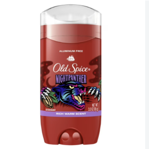 Old Spice Aluminum Free Men's Deodorant, Invisible Solid Stick, NightPanther, 3.0 oz