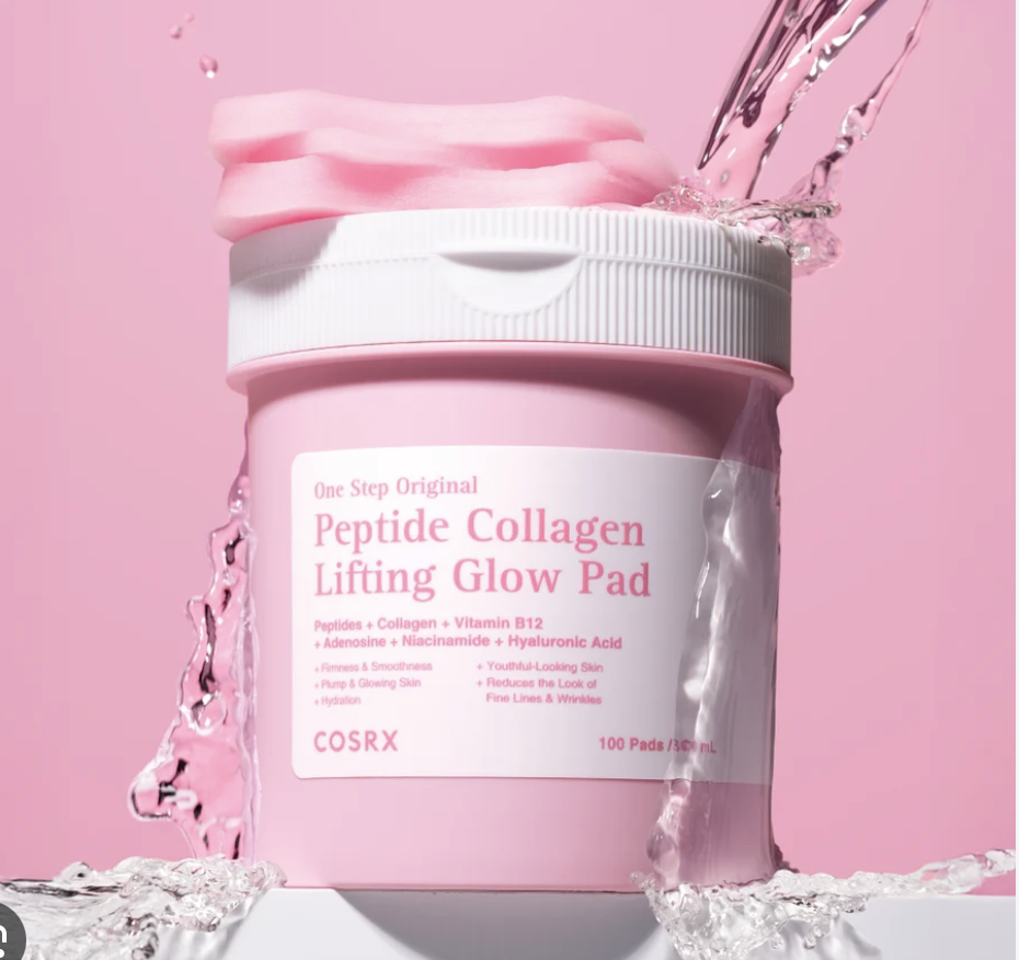 COSRX One Step Peptide Collagen Lifting Glow Pads - 100pads