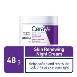 CeraVe Skin Renewing Face Night Cream with Peptide Complex & Hyaluronic Acid for All Skin Types - CANADA
