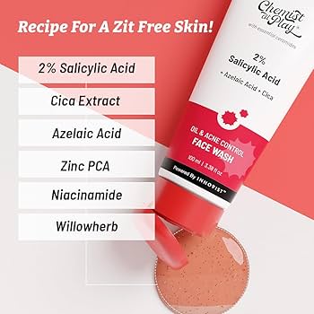 2% Salicylic Acid Face Wash For Oily Skin with Niacinamide
