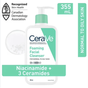 CeraVe Gentle Foaming Facial Cleanser With Niacinamide, Hyaluronic Acid and 3 Ceramides - CANADA