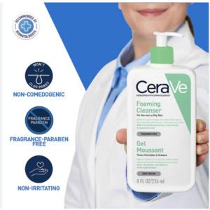 Cerave Foaming Cleanser For Normal To Oily Skin 236ml