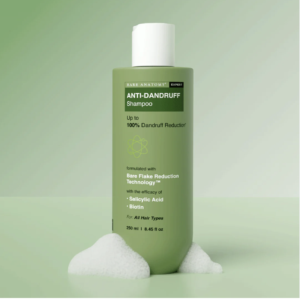 Bare Anatomy Anti Dandruff Shampoo Salicylic Acid Shampoo for Dry and Frizzy Hair, Oily Scalp (250ml)