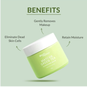 Earth Rhythm Cleansing Balm with Matcha Green Tea, Eliminates Dead Skin Cells