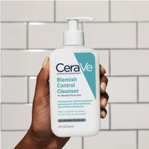 CeraVe Blemish Control Face Cleanser with 2% Salicylic Acid & Niacinamide for Blemish-Prone Skin 236ml