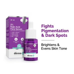 The Derma Co. 2% Kojic Acid Face Serum with Alpha Arbutin, Powered by Deep Penetration Formula™ | Fights Pigmentation | Fades Dark Spots | Brightens & Evens Skin Tone | 30 ml