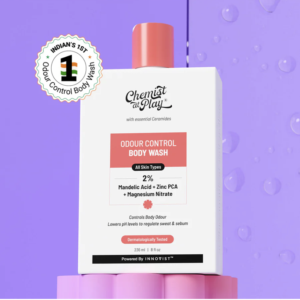 Chemist At Play India's 1st Odour Control Bodywash, Long Lasting Freshness, For Men & Women (236ml)