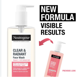 Neutrogena Clear & Radiant Face Wash 200ml