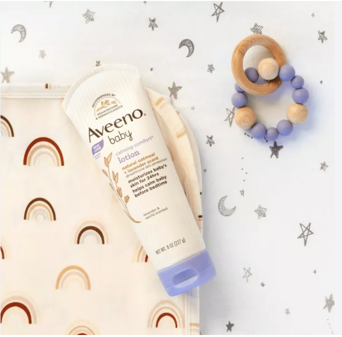 AVEENO BABY Calming Comfort Moisturizing Body Lotion - Lavender & Vanilla Scents 227 g