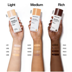 Wishcare Daily Tinted Fluid Sunscreen In-Vivo tested SPF 50 PA++++ Broad Spectrum Protection | 50 ml