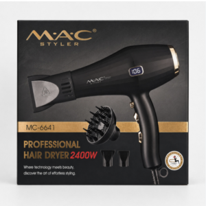 Mac styler professional hair dryer 2400w- MC6641