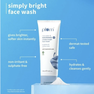Plum Rice Water & Niacinamide Range Face Wash 100ml