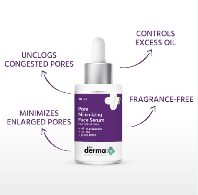 The Derma Co Pore Minimizing Face Serum for open Pores 30 ml