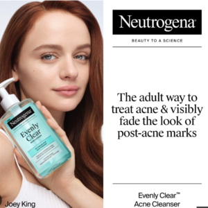 Neutrogena Evenly Clear Acne Cleanser with Salicylic Acid 269ml