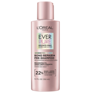 Loreal Paris EverPure Sulfate Free Bond Repair Pre Shampoo Treatment, for All Hair Types, 5.1 fl oz