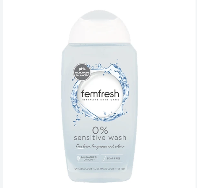 FemFresh 0% Sensitive Wash 250ml
