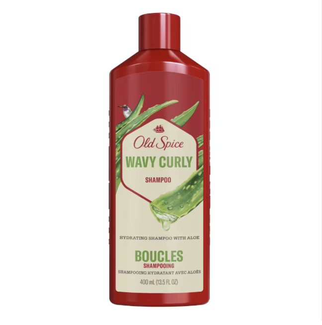 Old Spice Wavy Curly Shampoo with Aloe & Avocado Oil 400ml